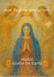 Ave Regina coelorum TTBB choral sheet music cover Thumbnail